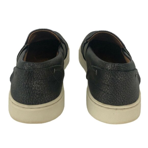 Frye Size 8 Ivy Pewter Metallic Slip-On Sneaker - Picture 5 of 8